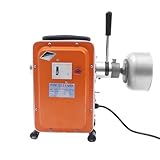 ERnonde Rohrreinigungsmaschine, 10mm / 16mm Rohrreinigungsgerät Rohrreiniger IP44 750W für Waschbecken Duschen Bodenabläufen Professionelle Hohe Leistung