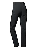 Schöffel Damen Pants Engadin1, strapazierfähige Damen Hose für Wanderungen, wasserabweisende Outdoor Hose mit sportlichem Schnitt, black, 40