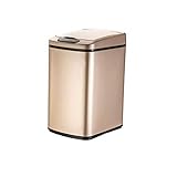 DYPASA Smart Trash Can Living Room Trash Can Household Automatic Induction Trash Can Rechargeable Kitchen Bathroom Trash Can Bathroom Trash Can (Color : B, Size : M-12L)