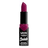 NYX Professional Makeup Lippenstift - Suede Matte Lipstick, superleichter & pudriger Lippenstift, intensiv mattes Finish, 3,5 g, Sweet Tooth 11