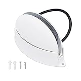 Xiuganpo Moderne Wandleuchte, 10W 180° Leuchtende Halbrunde LED-Wandleuchte aus Aluminium, Runde Festverdrahtete Fensterbanklampe, Flurwandlampe für Flur, Wohnzimmer, Badezimmer,