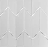 Eurodeco 25m² - 100 Stück 3D Paneelen aus Polystyrol, 50x50cm Deckenpaneele, Wandpaneele, Dekoren, Decken - Wandverkleidung, 2-3mm dick Reines Styropor XPS 0849