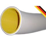 10 meter Drainagerohr DN 50 gelb gelocht und 10m Filterschlauch als PROFI SET