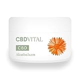 CBD Akutbalsam | Beruhigende Hanfcreme für juckende & gereizte Haut | Naturkosmetik | 300mg Cannabidiol | Hochdosierte Hanf-Salbe - ideal auch als Tattoo Creme | Mit Ringelblume & CBD-Öl | CBDVITAL