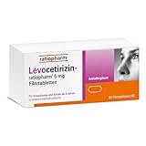 Levocetirizin-ratiopharm 5 mg Filmtabletten: Bewährte Hilfe bei Heuschnupfen, ganzjährigen Allergien oder chronischer Nesselsucht. 50 Filmtabletten