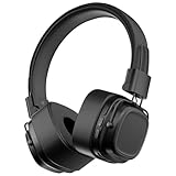 JUJNE Bluetooth 5.3 Retro-Headset mit Kabellosem Headset und Starkem Bass, Multifunktionales Headset für Mobile Computer, Langlebiges A