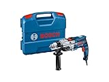 Bosch Professional Schlagbohrmaschine GSB 20-2 (Leistung 850 Watt, Leerlaufdrehzahl 3.000 min-1, inkl. Tiefenanschlag, Schnellspannbohrfutter, Zusatzhandgriff, L-Case)