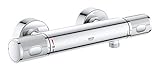 GROHE Precision Feel - Thermostat- Brausearmatur (wassersparend, mit Rändelstruktur, Verbrühschutz, Sicherheitssperre bei 38°C), chrom, 34790000