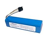 Aibatt 14.4V 6000mAh Li-Ion Akku, Ersatzakku für Xiaomi Mi Roboter, Mijia 1st und 2nd Gen Roborock,Mijia Roborock S50, S5, S6, S7, Mijia Roborock S51, Millet Sweeper Staubsauger.