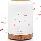 Aroma Diffuser, 300ML Leiser Ultraschall Luftbefeuchter DuftöL Diffuser, Wasserlose Abschaltautomatik, mit 7 Farben LED, BPA-Free Aromatherapie Düfte Humidifier für Raum,Büro,Yoga,Spa,usw