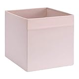 IKEA Dröna Aufbewahrungsbox für Kallax Regale Box Fach Kiste 33x38x33 cm, aus Polyester (Blass Rosa)