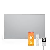 Blumfeldt Infrarot Wandheizung 600W – Wandmontage, IP44 Spritzwasserschutz, Externer Thermostat, App Steuerung, 95% Energieeffizienz, Für 10-15 m², Aluminium, Überhitzungsschutz, Badezimmer