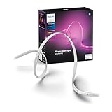 Philips Hue Indoor 3m Smart LED Solo Lightstrip Basis-Set, 1er-Pack, Steuerung mit der Hue App, Funktioniert mit Alexa, Google Assistant und Apple HomeKit, Weiß