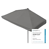 EASYmaxx Sonnenschirm rechteckig | 230 x 140 x 253 cm | für Balkon & Terrasse | passgenau für Wände | mit praktischer Handkurbel & Sonnenschutz UV-Schutz 40+ | spendet Schatten