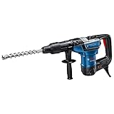 Bosch Professional Bohrhammer GBH 5-40 D (SDS Plus, inkl. Zusatzhandgriff, Fetttube, Maschinentuch, Handwerkoffer)