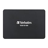 Verbatim Vi550 S3 SSD, internes SSD-Laufwerk mit 512 GB Datenspeicher, Solid State Drive mit 2,5'' SATA III Schnittstelle und 3D-NAND-Technologie, schwarz