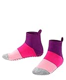 FALKE Unisex Kinder Stoppersocken Colour Block K HP Baumwolle rutschhemmende Noppen 1 Paar, Rosa (Crocus 6962), 27-30