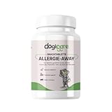 Allergie Tabletten Hund ALLERGIE-Away - Allergiehilfe mit Colostrum, Bierhefe & Prebiotika - Anti Allergie für Hunde gegen Juckreiz - Natürliche Alternative zu Apoquel oder Shampoo - Made in Germany