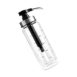 FRCOLOR Lagerbehälter Flasche Küchenöl Sirup Zuckerspender Öl-essig-menage Ölflasche Mit Messung Cruet-versiegelungsflasche Flasche Sojasauce Ketchup-spender Salatdressing Flasche Black