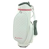 GolfRolfe 14279 Golfbag weiß - Design Golftasche Caddybag Sporttasche Cartbag
