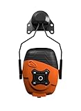 ISOtunes LINK 2.0 Helmhalterung: Hardhat montierbarer Bluetooth-Gehörschutz mit 21 dB NRR mit 50 Stunden wiederaufladbarem Akku, Sicherheits-Orange, EinheitsgröÃŸe