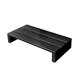 MBBTAG Tritthocker holz, tritthocker erwachsene, Robust und langlebig, schemel holz, wooden step stool, Starke Tragfähigkeit, Geeignet für Schlafzimmer, Badezimmer, Küchen, Türen, Büros(Gray,100x30x15