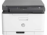 HP Color Laser 178nw Multifunktions-Farblaserdrucker (Drucker, Scanner, Kopierer, WLAN, Airprint), weiß-grau