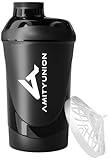 AMITYUNION Protein Shaker Deluxe 700 ml - 800 ml (Midnight, 800 ml)