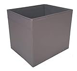 IKEA Regalfach DRÖNA Aufbewahrungsbox Regaleinsatz in 33x38x33 cm (BxTxH) -GRAU-passend für Kallax, Expedit, Besta, etc, Plastik, Black, 33 x 38 x 33 cm