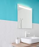 SENSEA - LED Badspiegel mit Beleuchtung 15W ESSENTIAL - Spiegelleuchte B.60 x H.70 cm - 4000K