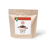 PAKKA Bio Fairtrade Kakao Nibs, 600g, Öko & Fair, Cacao Cocoa Nibs, direkt hergestellt und abgefüllt vom Produzenten in Kolumbien, vegan,600 g (1er Pack))