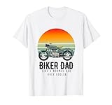 Motorrad Papa Design für Männer Opa Retro Motorradfahrer T-Shirt