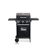 ACTIVA Gasgrill Cabrio I Premium Gas Grill inkl. 3 Brenner mit 2,7 kW, Thermometer & verchromtem Rost I Kleiner Gasgrill für ein gelungenes Barbecue