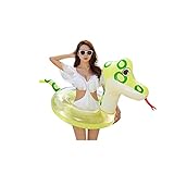 NVNVNMM Schwimmring Pool Float Ride-On Swimming Ring Summer Island Water Outdoor Fun Toys