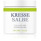 Kressesalbe Plus, Aktiv Kressesalbe Gegen Altersflecken, Kresse Salbe Altersflecken Creme, Altersflecken Entfernen Pigmentflecken Creme, Naturkosmetik Aufhellende Creme Gegen Pigmentflecken (1x)