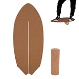 Balance board | Balance board kinder | Fitnessgeräte für zuhause | Balance board erwachsene | Surfboard + faszienrolle | Balance pad | Waveboard | Made in EU