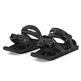 Snowfeet Basic - Mini Ski Skates für den Schnee | Ski für Winterschuhe | Kurze Snowskates Snowblades Skiboards | Das echte Original