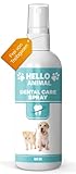 NEU: HelloAnimal® DENTAL SPRAY für Hunde und Katzen – Zahnsteinentferner auch für Zwischenräume - Zahnreinigung und Zahnpflege – Dentalspray für Mundgeruch