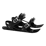 Ski Skates Ski Für Winterschuhe Kurze Snowskates Erwachsene Skier Unisex Snowblades Skiboards Für Outdoor-Sportarten 43x14x9 cm