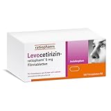 Levocetirizin-ratiopharm 5 mg Filmtabletten: Bewährte Hilfe bei Heuschnupfen, ganzjährigen Allergien oder chronischer Nesselsucht. 100 Filmtabletten