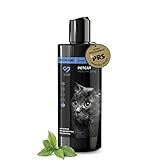 Peticare Katzen Pflege-Shampoo bei Juckreiz Milben Pilz Floh - Spezial Katzen-Shampoo bei unangenehmem Fell-Geruch, pflegt die Katzen-Haut, effektive Pflege-Formel - petCat Health 3104