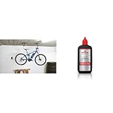 Fischer Fahrradlift Plus | Tragkraft bis 30 kg | Fahrradhalterung & NIGRIN BIKE-CARE E-Bike-Kettenöl, 100 ml Flasche, Fahrradkettenöl, verringert Reibung, macht Fahrradketten leichtläufig