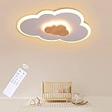 FANLG LED Deckenlampe Kinderzimmer 40CM Schlafzimmerlampe LED Deckenleuchte dimmbar mit Fernbedienung 3000K-6000K Kinder Deckenlampe Wolken Deckenleuchte für Kinderzimmer | Schlafzimmer | Wohnzimmer