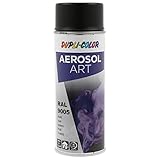 DUPLI-COLOR 733161 AEROSOL ART RAL 9005 tiefschwarz matt 400 ml