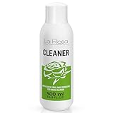 LaRosa Nagel CLEANER Nagelreiniger, Gelnägel Entferner, Isopropanol Alkohol free, Studioqualität zum Entfetten und Reinigen der Schwitzschicht mit lemon Duft 500 ml