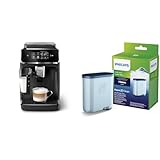 Philips 2300 Series Vollautomatische Espressomaschine & AquaClean Kalk- und Wasserfilter für Espressomaschine, Kein Entkalken bis 5000 Tassen, Einzelpack