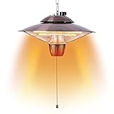 DONYER POWER Electric Patio Heater, Ceiling Mounted, Outdoor or Indoor Use 2000W
