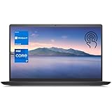 DELL Inspiron 3520 15,6 Zoll Touchscreen i7 Laptop, 15,6 Zoll FHD Touchscreen, Intel Core i7-1255U, 16GB RAM, 1TB SSD, Ziffernblock, Webcam, SD-Kartenleser, HDMI, WLAN, Windows 11 Home, Schwarz