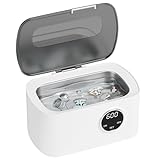 Ultraschallreinigungsgerät Ultraschallreiniger 600ml Ultraschallbad Ultrasonic Cleaner Mit 5 Zeitfunktionen und Digitalanzeige Ultraschallgerät für Brille Schmuck Uhren