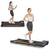 TODO Laufband für Zuhause, Walking Pad, Laufband Schreibtisch, Elektrisches Laufband für Büro，1-8 KM/H Geschwindigkeit einstellbar, 550W Motor mit Fernbedienung und LCD-Anzeige